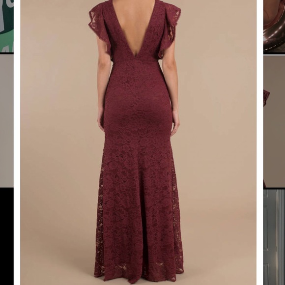 Lace Maxi Dress - Picture 2 of 4